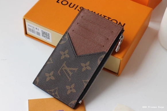 AAA Pruses Bags LOUIS HOLDER COIN VUITTON CARD 0808